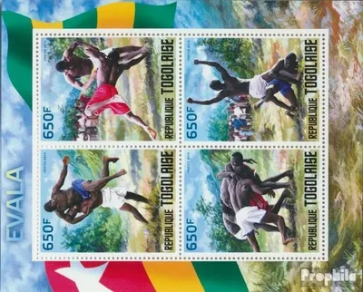 Produktbild von Briefmarken Togo 2014 Mi 5981-5984 Kleinbogen (kompl. Ausgabe) postfrisch Evala