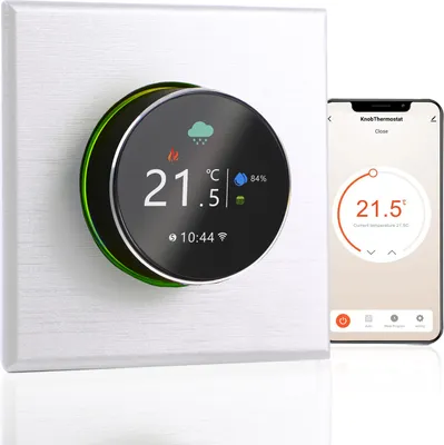 Produktbild von WiFi Smart Thermostat Temperaturregler Woechentlich programmierbare Tastensteuerung/Mobile APP/Sprachsteuerung  für 5A Wasser- oder Gasboiler