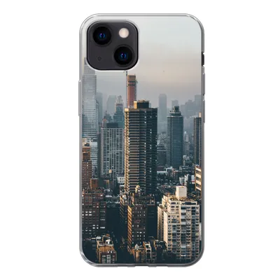 Produktbild von MuchoWow® Handyhülle Schutzhülle Hülle für iPhone 13 mini New York - Skyline - Amerika Silikon Softcase Handy Hülle - Softcase
