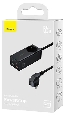 Image de Baseus PSZM000901 power adapter/inverter Indoor 65 W Black