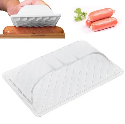 Hot Dog Wurstschneider, 15-reihig, ABS-Kunststoff, für Grill