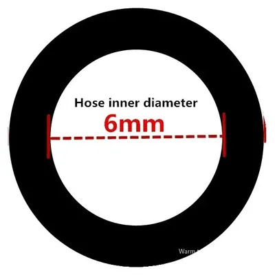 Image de Tuyau d'arrosage, PVC durable, résistant à l'abrasion, dimensions 6 mm x 8 mm, longueur 5 mètres