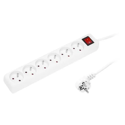 Obrázok produktu pre Predlžovací kábel 1,5m/6z+V PK156V+ (3x1,5mm)
