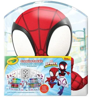 Image de Kit de coloriage créatif - CRAYOLA - Spider-Man - 40 pieces - Des 5 ans
