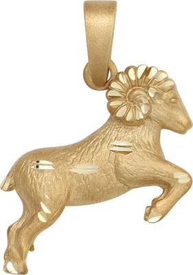 Produktbild von JOBO Anhänger Sternzeichen Widder 925 Sterling Silber gold vergoldet matt