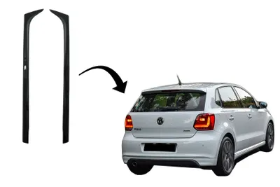 Immagine prodotto di Spoiler per VW Polo 6R MK5 2009-2018 GTI Look nero lucido