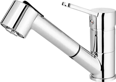 Produktbild von Deante | Küchenarmatur mit herausziehbarer Brause - Edelstahl - Flexibel und Wasser sparend