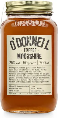 Produktbild von O'Donnell Moonshine Toffee 25% Vol. (1x0,7l Glas)