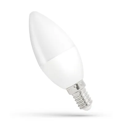 Produktbild von Spectrum LED Leuchtmittel Kerze 1W = 10W E14 matt 90lm Tageslicht 6000K kaltweiß 270°