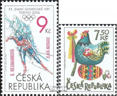 Produktbild von Briefmarken Tschechien 2006 Mi 467,468 (kompl.Ausg.) postfrisch Olympia