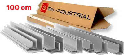 Produktbild von GAL-INDUSTRIAL | Winkelprofil Aluminium - 50x30x2mm – 100cm - Zuschnitt nach Maß
