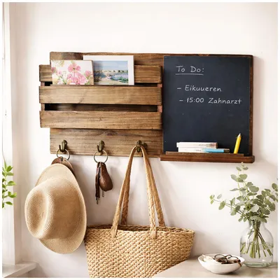 Produktbild von Wandorganizer mit Tafel Natur Lino