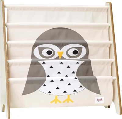 Produktbild von 3 Sprouts 10603304 Bücherregal Eule, 60 x 63 cm -
