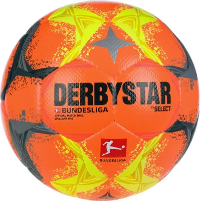 Obrázok produktu pre DERBYSTAR oficiálna lopta 2. Bundesligy Brillant APS High Visible Winter Match Ball 2022/23 oranžová 5