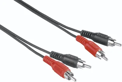 Zdjęcie produktu dla Kabel audio, 2 wtyczki cinch - 2 wtyczki cinch, 1,5 m (00205085)