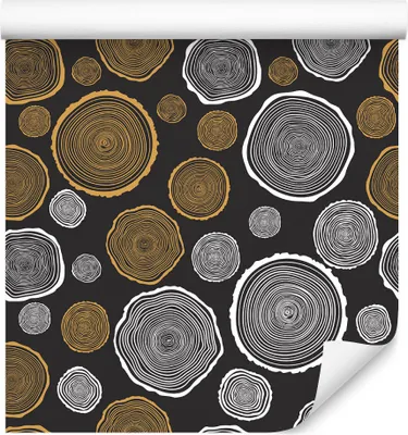 Immagine prodotto di 10m rotolo di VLIES WALLPAPER effetto legno tronchi astrazione XXL