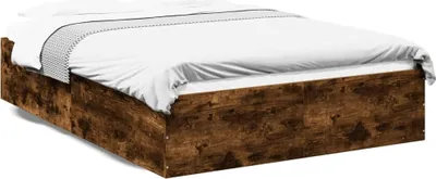 Obrázok produktu pre Maison Exclusive - Posteľný rám dymový dub 120x200 cm kompozitné drevo