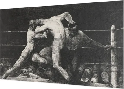 Produktbild von Selbstklebende Fototapete - Wandbilder für Wohnzimmer - 416x254 - Dekorative Wandfolie - Modernes Design für Wanddekoration - Tapeten für Innenräume - Boxerduell