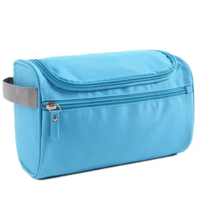 Produktbild von Hängende Kulturtasche Reise – Kosmetiktasche mit Haken Blau