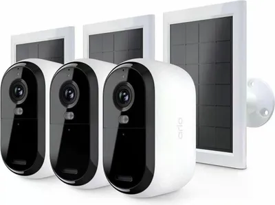Produktbild von ARLO ESSENTIAL 2 2K Outdoor Camera 3pack W/3 Solar Panel BNDL