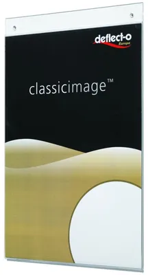 Image de Support d'affiches Deflecto A5 vertical/47101 DIN A5 vertical transparent