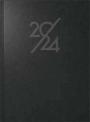 Produktbild von 2024 rido/idé Buchkalender Mentor 1T/1S schwarz