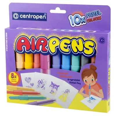 Produktbild von Centropen Centropen Airpens Pastell Blasen Marker 10pcs - 1 Packung