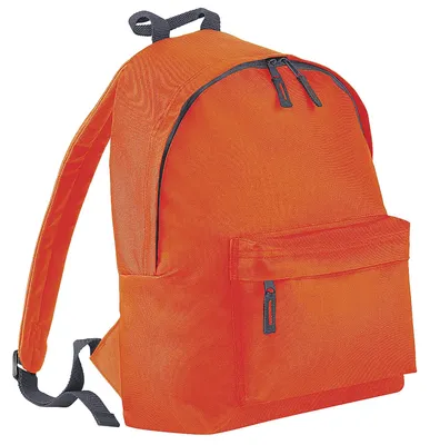 Produktbild von Bagbase Fashion Rucksack, 18 Liter FK176 (Einheitsgröße) (Orange/Grau)