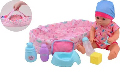 Immagine prodotto di Baby Rose Baby Rose bambola che beve e fa pipì 35 cm. 27714