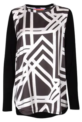 Produktbild von ErlingaL Damen Polo Shirt Schwarz Größe 44