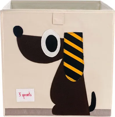 Produktbild von 3 Sprouts Spielzeug Aufbewahrungsbox Hund