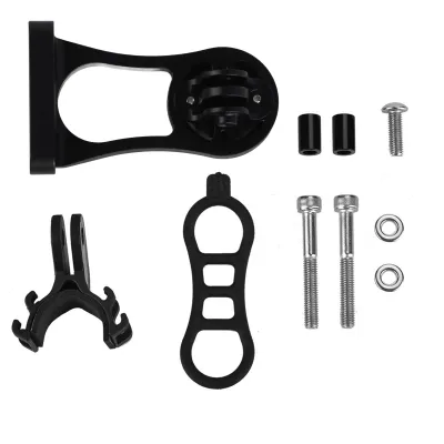 Produktbild von Fahrrad -Kilometerzähler Comupter Aluminiumlegierungsmontage für Garmin (schwarz)
