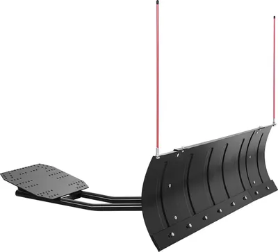 Produktbild von Schneepflug für ATV/UTV - Schneeschild 109/152 cm - Verstellbar - Schnell abnehmbar - Universelle Montage - Stahlklinge - Mit Gummiklappen