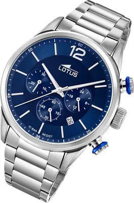 Produktbild von Lotus Herren Uhr Khrono Sport Edelstahl Armbanduhr silber UL18688/1