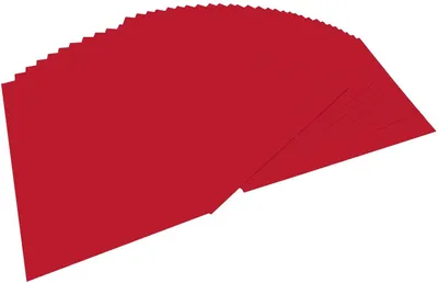 Produktbild von folia 614/50 18 - Fotokarton DIN A4, 300 g/qm, 50 Blatt, ziegelrot - zum Basteln und kreativen Gestalten von Karten, Fensterbildern und für Scrapbooking