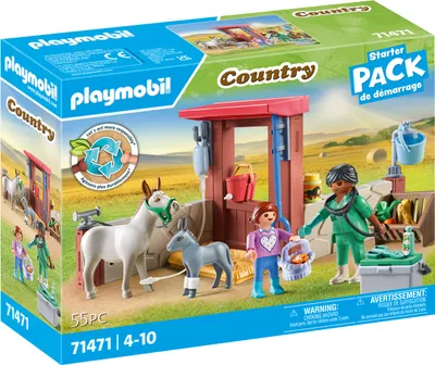Produktbild von PLAYMOBIL Country 71471 Tierarzteinsatz bei den Eseln