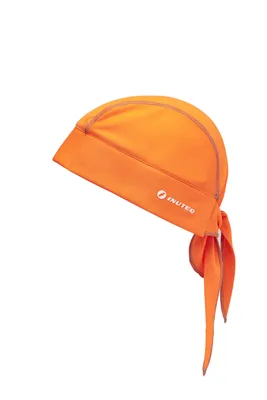 Immagine prodotto di INUTEQ Headcool Bandana - Bandana rinfrescante - Funziona con acqua - Leggerissima - Fino a 8 ore di freschezza - Arancione