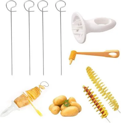 Imagen del producto de Cortador de patatas en espiral: ideal para barbacoas y platos especiales