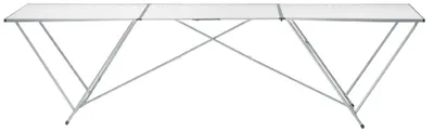 Image de Table à tapisser pliable avec échelle, table polyvalente robuste 300 x 60 x 78 cm