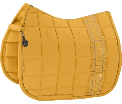 Zdjęcie produktu dla Eskadron Podkładka pod siodło ujeżdżeniowe Big Square Softshell Platinum 2025 Podkładka pod siodło Golden Yellow PD