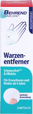 Produktbild von Behrend Warzenentferner für Hand & Fuß, 2 ml Lösung