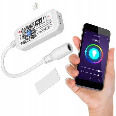 Image de Contrôleur Pour Bande Led Rgb Wifi, 96W, 8A, 12V, Ecolight Magic Home Pro
