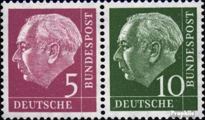 Produktbild von Briefmarken BRD (BR.Deutschland) 1958 Mi W19Y II gestempelt