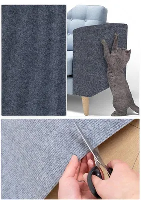 Obrázek produktu pro Škrábací deska 60 x 100 cm, ochrana proti poškrábání dveří, stěn a nábytku, škrábací podložka pro kočky