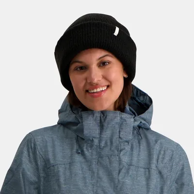 Produktbild von NOMAD® Turoa Wollmütze Schwarz Wärmend Einheitsgröße Rippenstrick Wollmischung