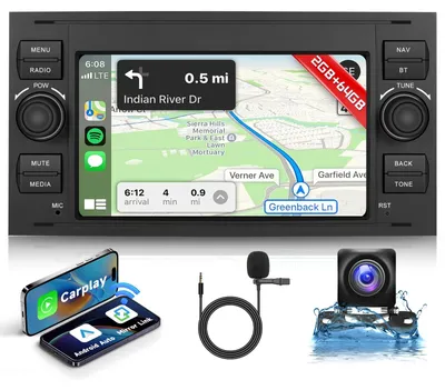 Obrázok produktu pre Autorádio 2G+64G pre modely Ford Transit, Fiesta, Focus, Galaxy, Mondeo, c-Max, s-Max, Connect, s podporou Carplay a Android Auto