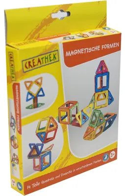 Image de Creathek Formes magnétiques, 14 pièces