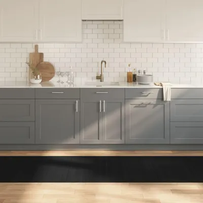 Produktbild von vidaXL Teppich Rechteckig Schwarz 80x500 cm Bambus