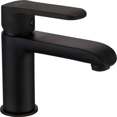 Produktbild von BADLAND Waschtischarmatur Wasserhahn Kleine SIROS Mischbatterie für Badezimmer in Schwarz