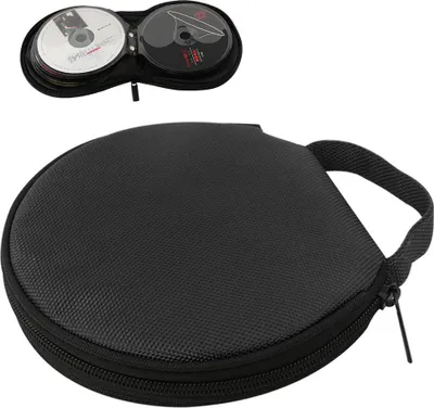 Produktbild von Tragbare CD/DVD-Tasche mit 20 CDs/DVDs Kapazität, wasserdicht, kompakt und leicht zu verstauen – ideal für Auto, Zuhause und Reisen.